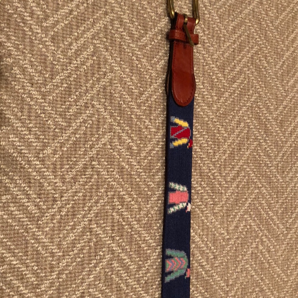 Smathers and Branson needlepoint belt